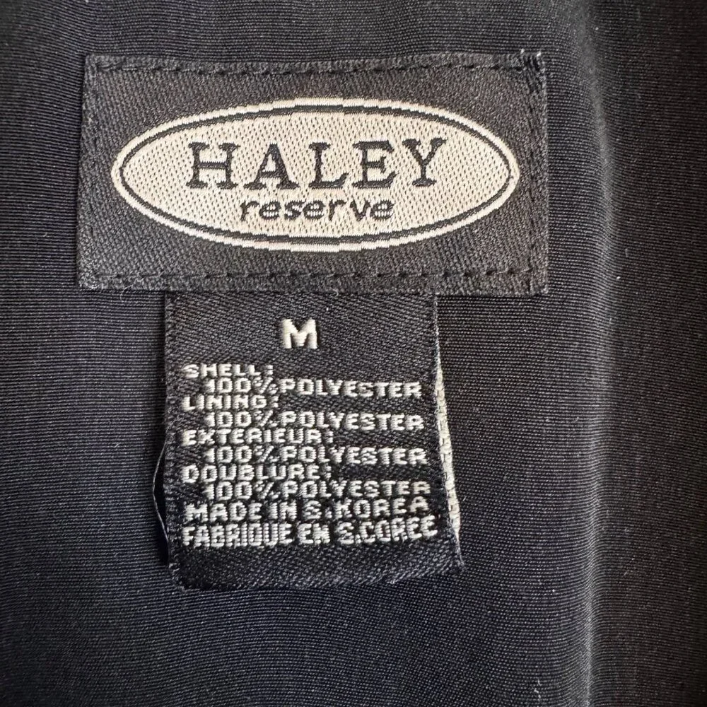 HALEY RESERVE WOMENS MEDIUM BLACK ZIP UP PERFORMANCE VEST GOLF GORPCORE SPORTY - Picture 6 of 8